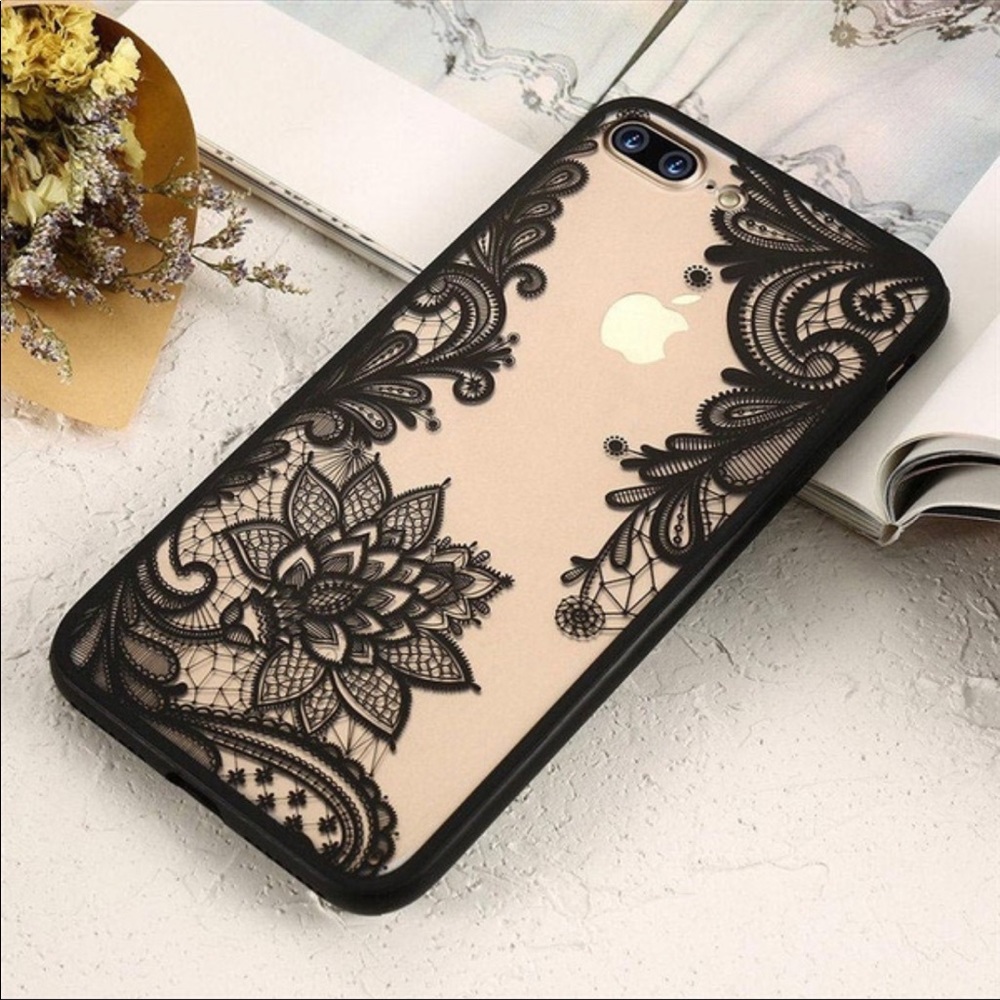 Black Floral iPhone 6s case